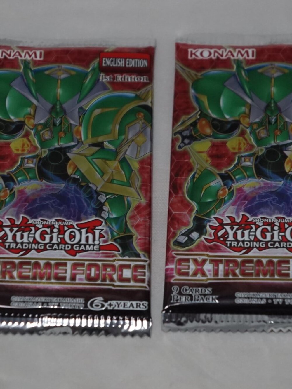 Yu-Gi-Oh Extreme Force 1st Edition 2 Booster Pack Lot English